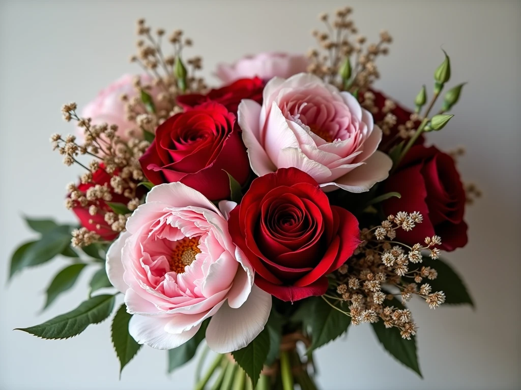 Romantic floral collection featuring roses and peonies