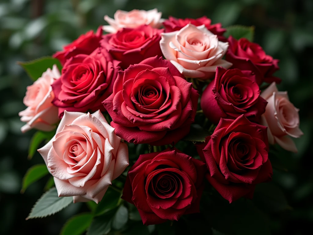 Garden Rose Bouquet with premium roses